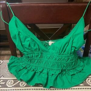 Green Women's Top